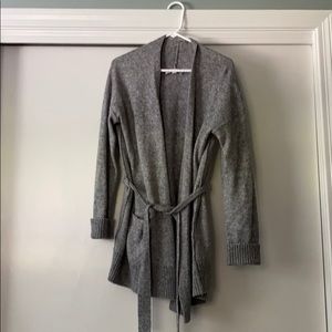 Loft belted sweater